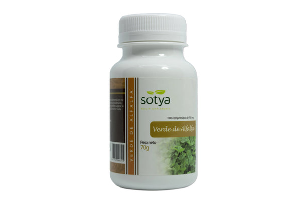 Sotya Verde Alfalfa De 700 Mg 100 Comp - Batty Beauty