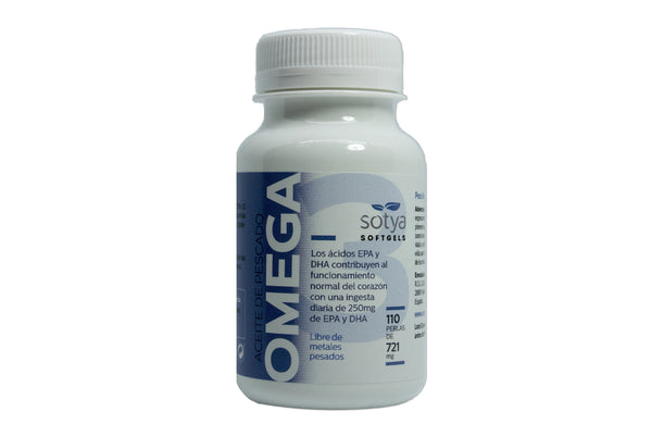 Sotya Aceite Pescado Omega 3 721 Mg 110 Perlas - Batty Beauty