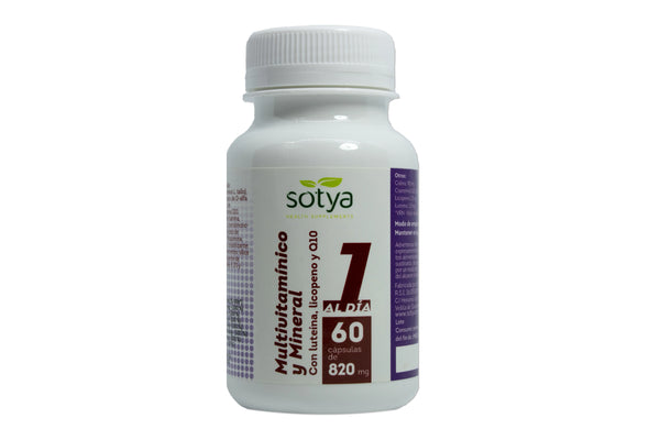 Sotya Multivitaminico y Mineral 820mg 60 Cap - Batty Beauty