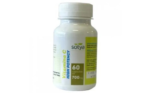 Sotya Vitamina C High Potency 60 Cap 700mg - Batty Beauty