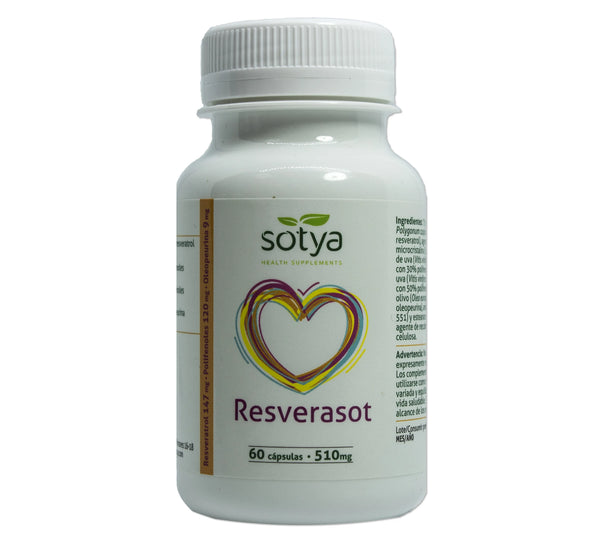 Sotya Resverasot 510 Mg 60 Caps - Batty Beauty