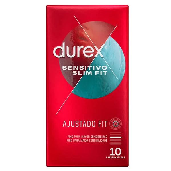 Durex Sensitive Slim Fit 10 Unidades - Batty Beauty