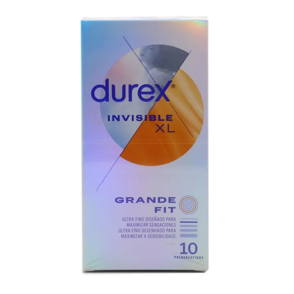 Durex Invisible XL Ultra Thin Condoms 10 Unités - Batty Beauty