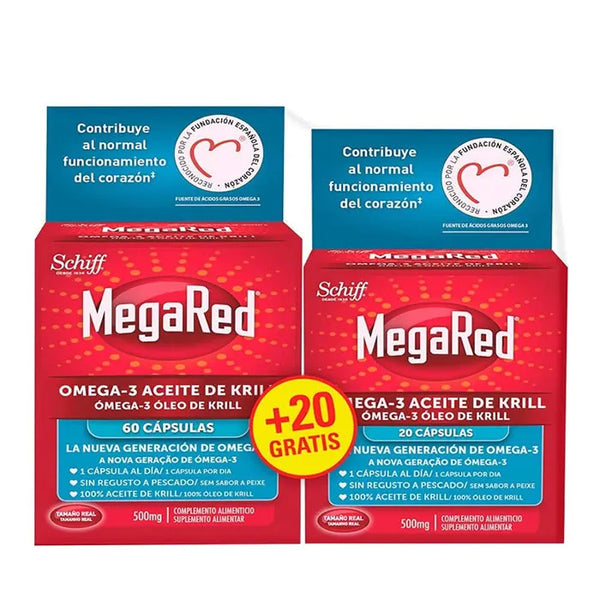 Megared 500mg 80 Gélules - Batty Beauty