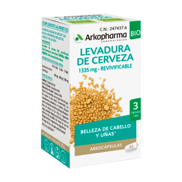 Arkopharma Arkocápsulas Yeast 340Mg 50 Capsules - Batty Beauty