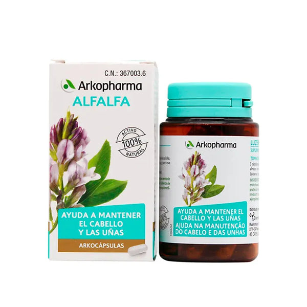 Arkopharma Arkocápsulas Alfalfa 310mg 45 Capsules - Batty Beauty