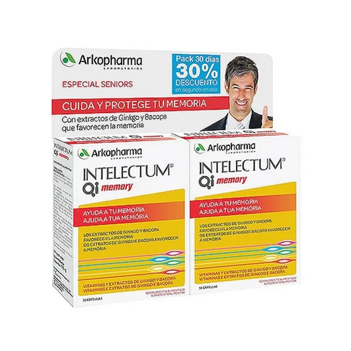 Arkopharma Intelectum Memory Pack 2 x 30 Capsules