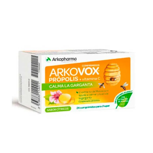 Arkopharma Arkovox Propolis+ Vitamine C 24 Comprimés Agrumes - Batty Beauty