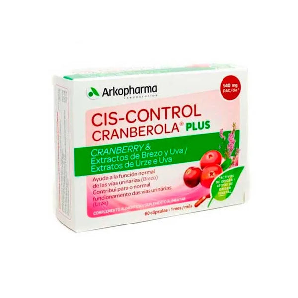 Arkopharma Cranberola Ciscontrol Plus Heather 60 Capsules - Batty Beauty