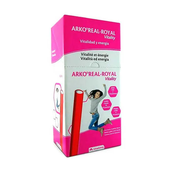 Arkopharma Arkoreal Bâtonnets à la Fraise Vitality Jelly+ Vitamin 50 - Batty Beauty