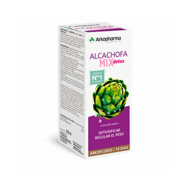 Arkopharma Arkofluido Artichaut Mix Detox 280ml - Batty Beauty