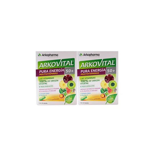 Arkopharma Arkovital Pure Energy Senior 50+ 2x60 Capsules - Batty Beauty