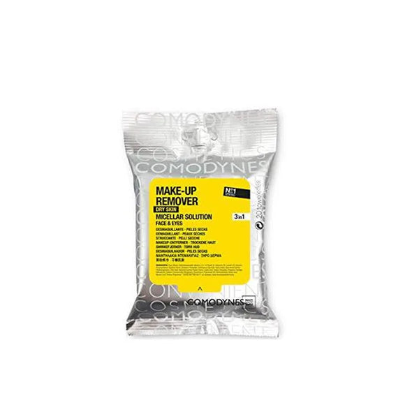 Comodynes Makeup Wipes Sensitive and Dry Skin 20 units - COMODYNES