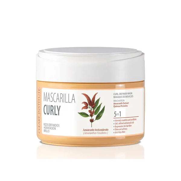 Clearé Institute Curly Curls Masque d'hydratation aux boucles définies et brillantes 300ml - Batty Beauty