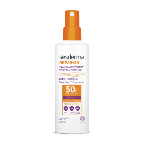 Sesderma Repaskin Transparent Spf50 200ml - Batty Beauty