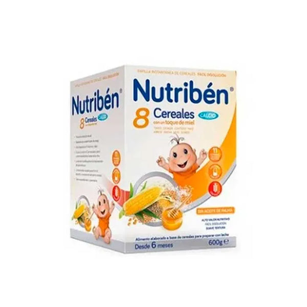 Nutriben Nutribén 8 Céréales Calcium Miel 600g - Batty Beauty