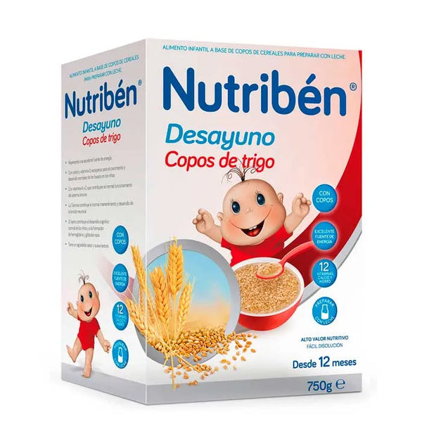 Nutriben Nutribén Breakfast Wheat Flakes 750g - Batty Beauty
