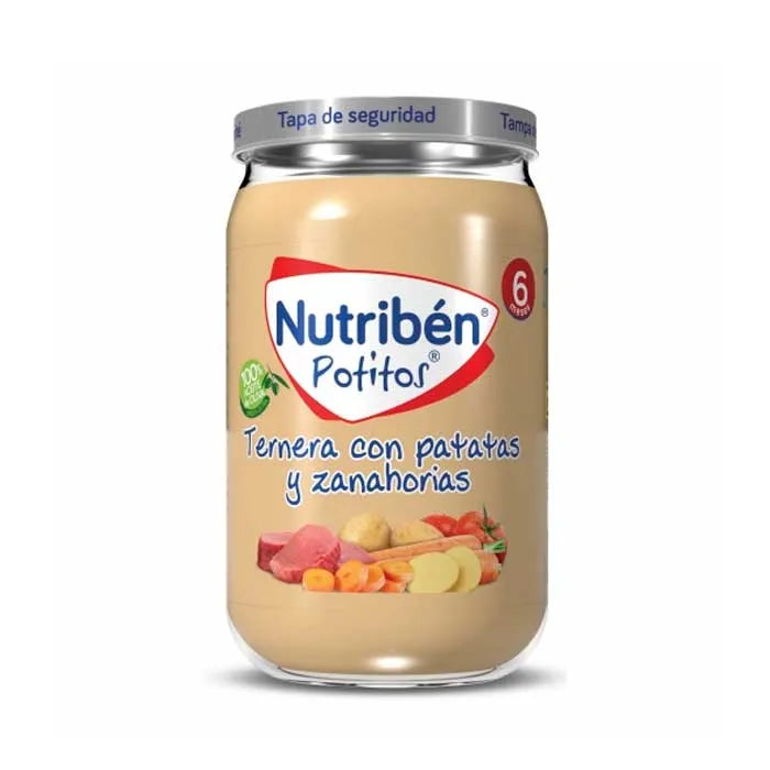 Nutriben Nutribén Potito Boeuf, Pommes de Terre et Carottes