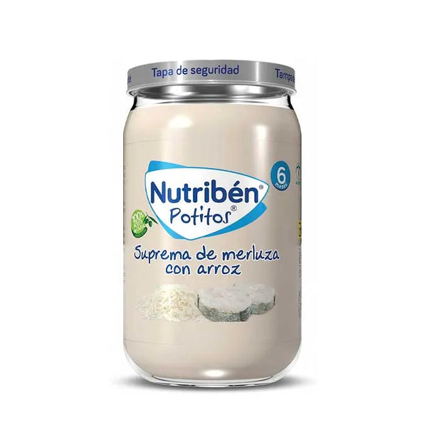 Nutriben Nutribén Potito Merlu, Pois et Carotte 235g - Batty Beauty