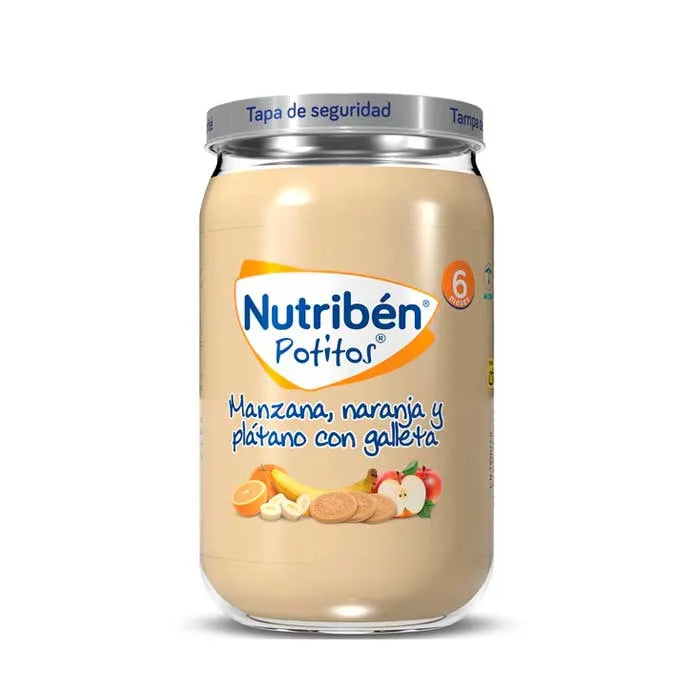 Nutriben Nutribén Pomme, Orange, Banane, et Biscuits Potito
