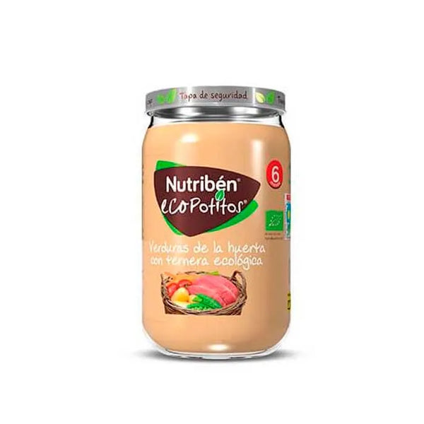 Nutriben Nutribén Ecopot Légumes du Jardin avec Viande de Bœuf Biologique 235g - Batty Beauty