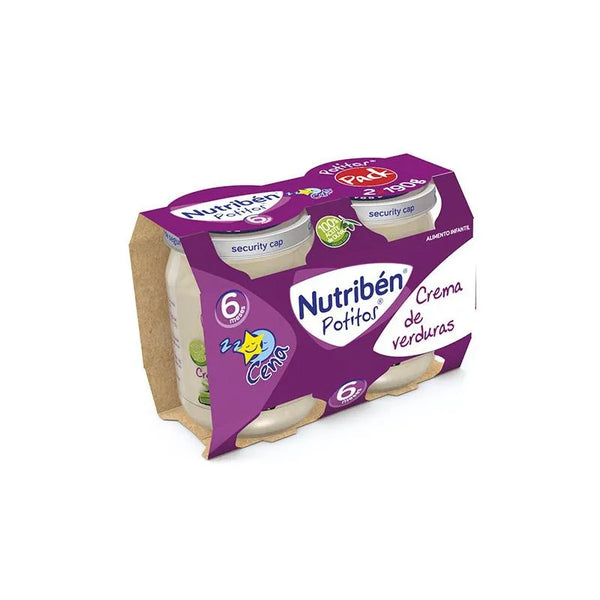 Nutriben Nutribén Potito Cena Bipack Crema De Verduras 2x190g - Batty Beauty