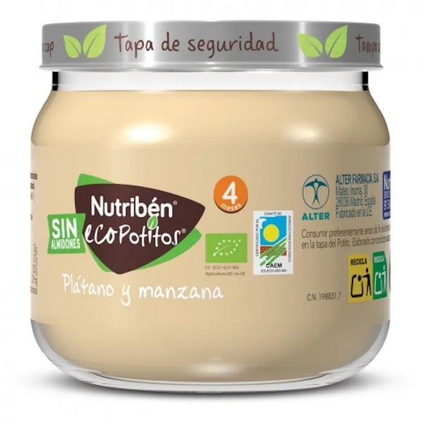 Nutriben Ecopotito Banane Pomme 120g - Batty Beauty
