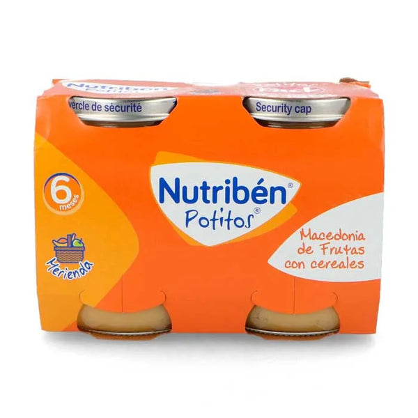 Nutriben Nutribén Potito Macédoine Fruits et Céréales 2x190g - Batty Beauty