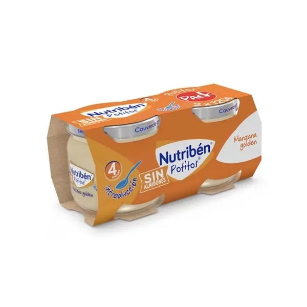 Nutriben Golden Apple Potito 2x120g - Batty Beauty