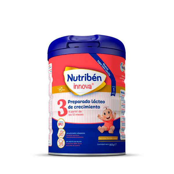 Nutriben Nutribén Innova 3 Formule de Croissance à Base de Lait 800g - Batty Beauty