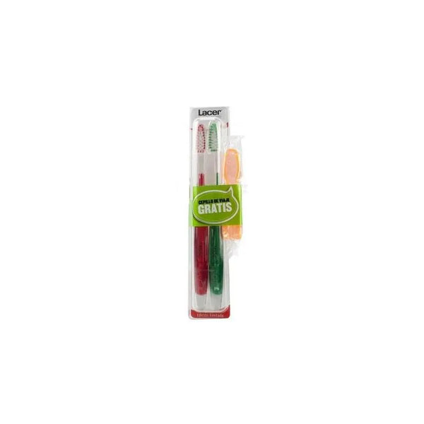 Lacer Brosse Double Moyenne Brosse De Voyage - Batty Beauty