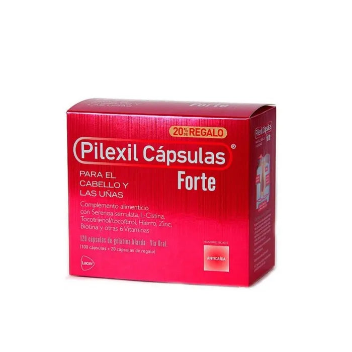 Pilexil Forte Capsules Cheveux Et Ongles 100+20 Unités