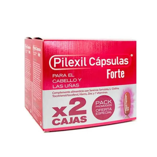 Pilexil Forte Capsules Cheveux Et Ongles 2x100 Unités - Batty Beauty