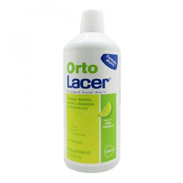 Lacer Ortolacer Bain De Bouche Citron Vert Frais 1L - Batty Beauty