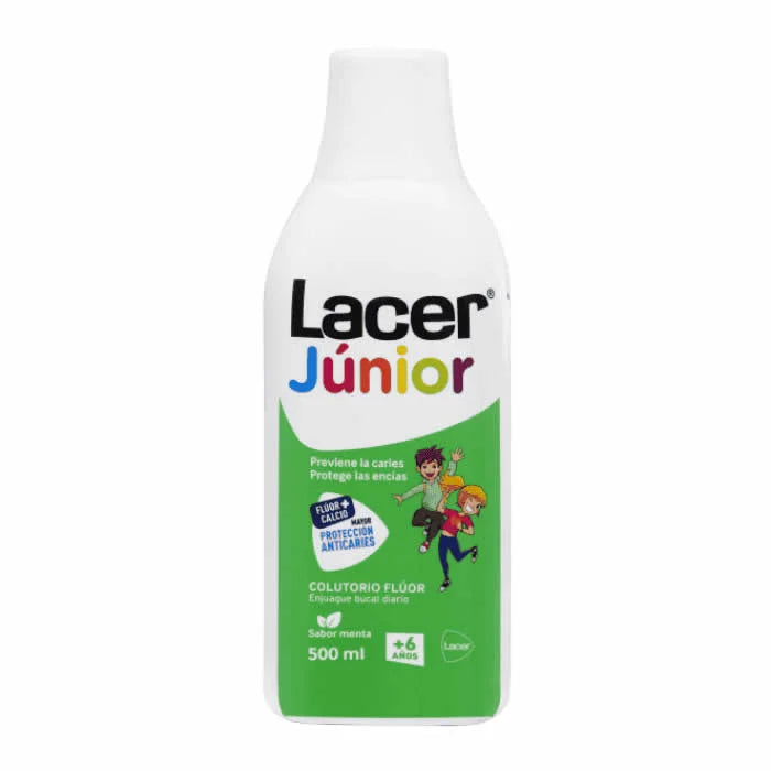 Lacer Junior Fluoride Mouthwash Mint Flavor +6 Years