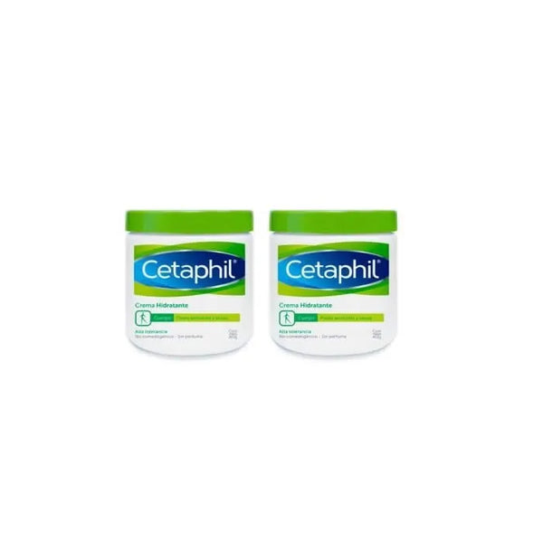 Cetaphil Crème Hydratante Peaux Sensibles Et Sèches 2x453g - Batty Beauty