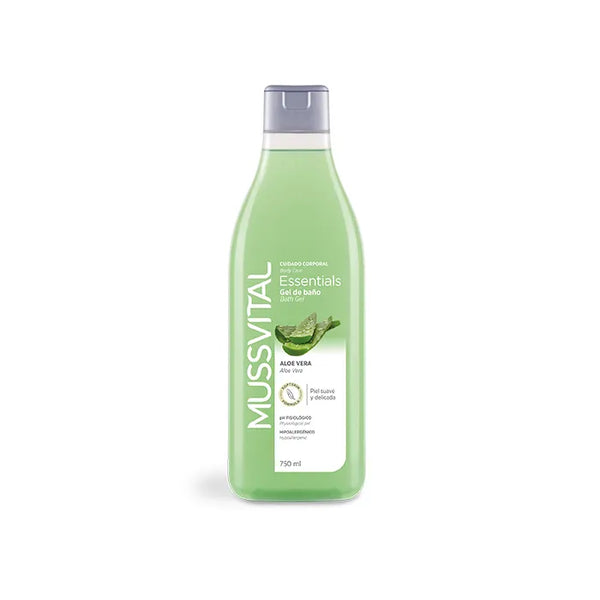 Mussvital Essentials Gel Douche Aloe Vera 750ml - Batty Beauty