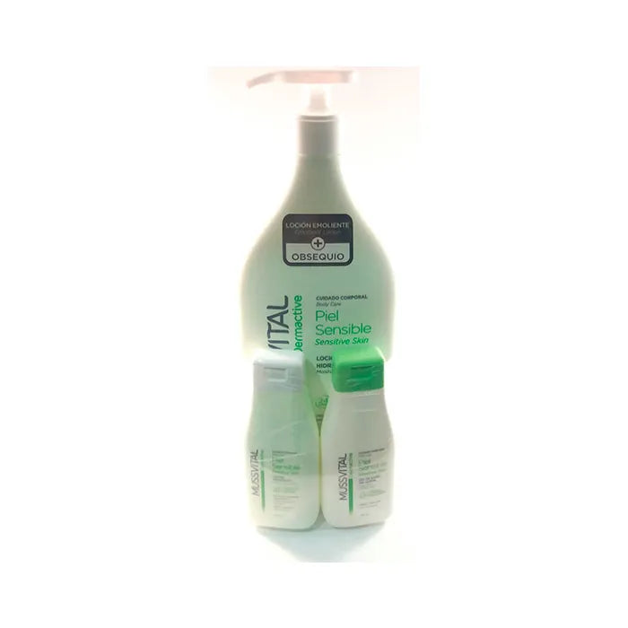 Mussvital Dermactive Lotion Hydratante Peau Sensible Set 3 Produits