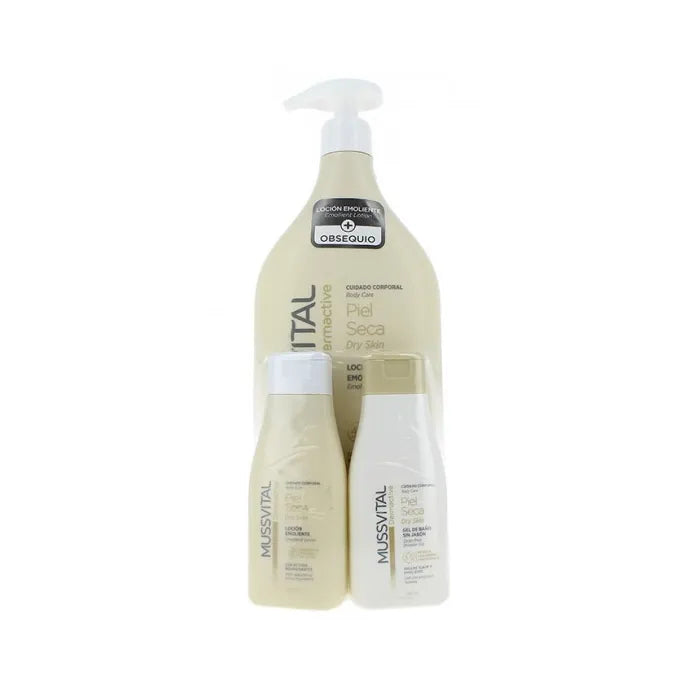 Mussvital Dermactive Lotion Émollient Set 3 Produits