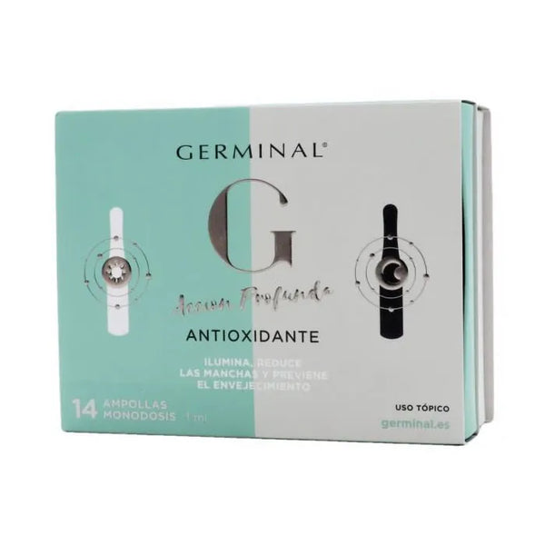 Germinal Deep Antioxidant Action Day - Night 14 Ampoules - Batty Beauty