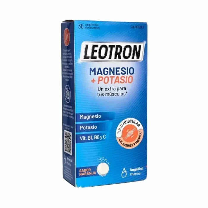 Leotron Vitalité Magnésium+ Potassium 36 Comprimés Effervescents