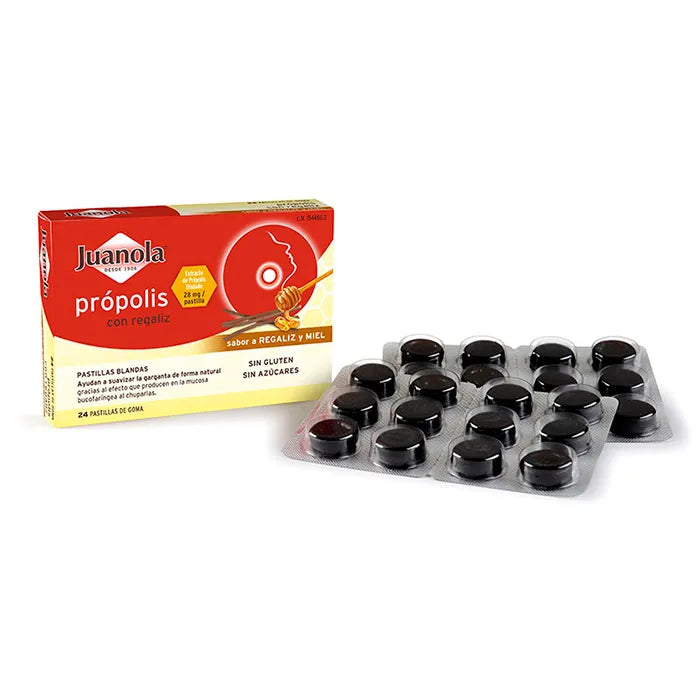 Juanola Miel de Réglisse Propolis Comprimés