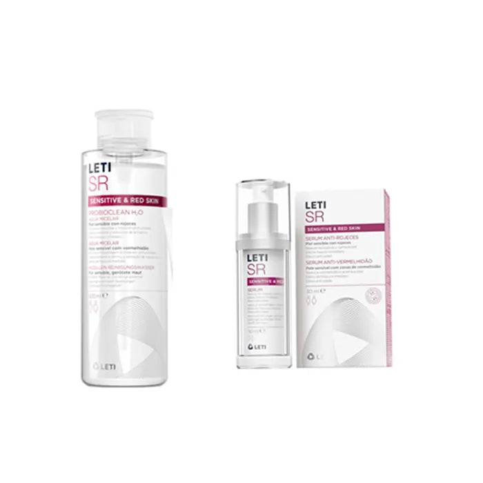 Leti Sr Anti-redness Micellar Water +Serum Sr Anti-redness Set 2 Pieces