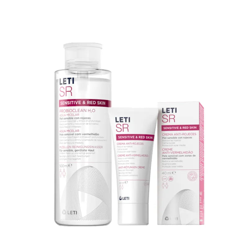 Leti SR Crème Anti-Rougeurs Coffret 2 Piéces