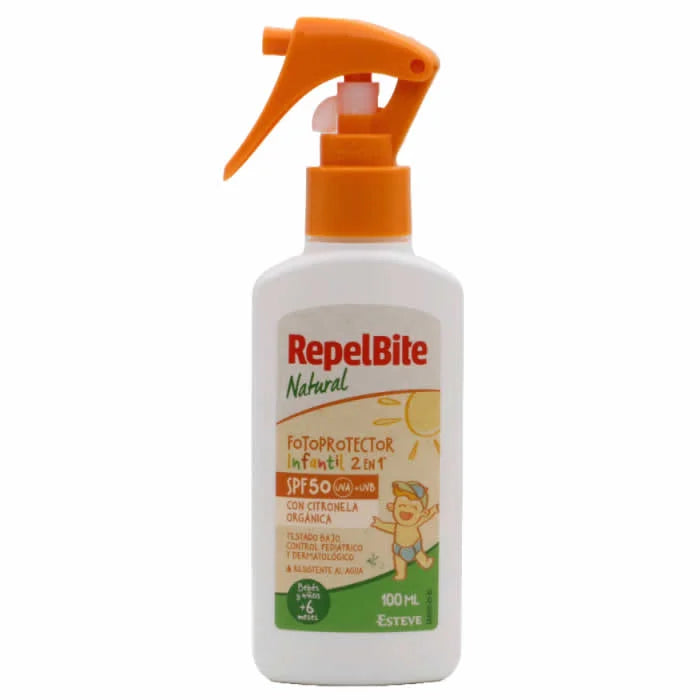 Esteve Repel Bite Kids 2-in-1 Sunscreen Spf50 Organic Citronella