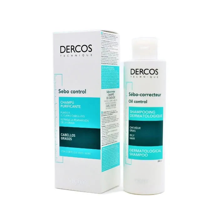 Vichy Dercos Oily Hair Sebum Control Shampoo