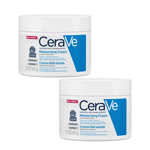 CeraVe Crème hydratante 2X340g - Batty Beauty