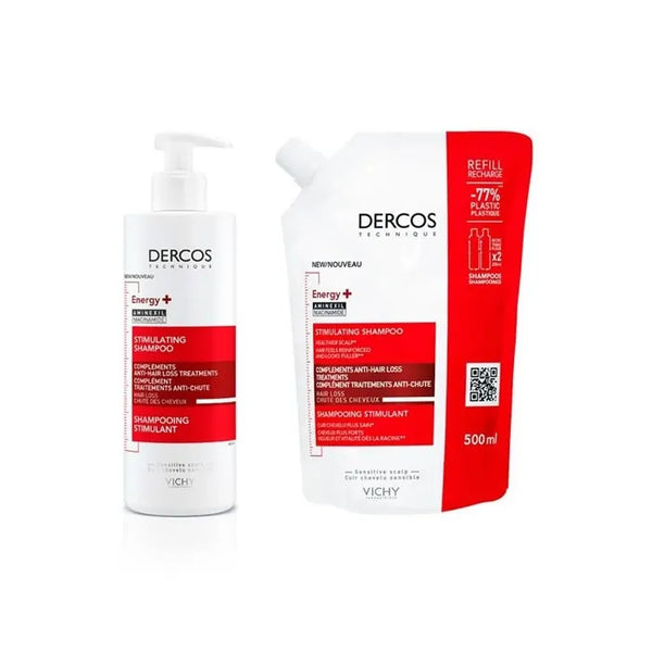 Vichy Coffret 2 produits Vichy Dercos Shampooing Énergisant 400ml - Batty Beauty