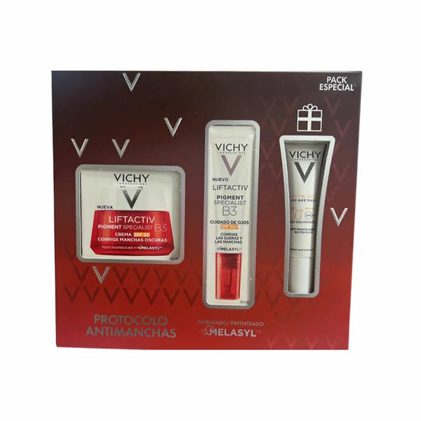 Vichy Liftactiv Pigment Specialist B3 SPf50 Cream Coffret 3 Produits 50ml - Batty Beauty