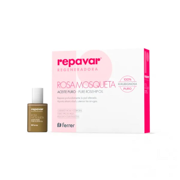 Repavar Huile Pure De Rose Musquée Régénérante Coffret 2 Pièces 15ml - Batty Beauty